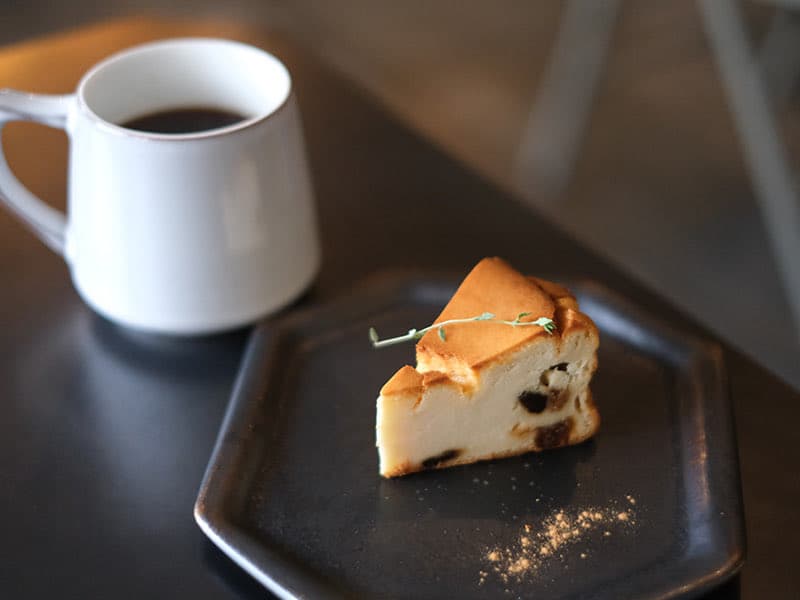 ドライフルーツの米粉オールドファッションチーズケーキ